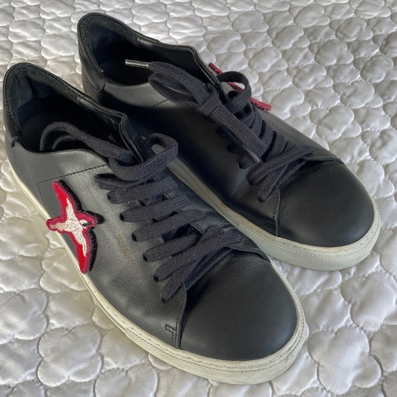 Axel Arigato Other - Axel Arigato‎ Clean 90 Bee Bird Black Leather Sneakers Mens US 8.5